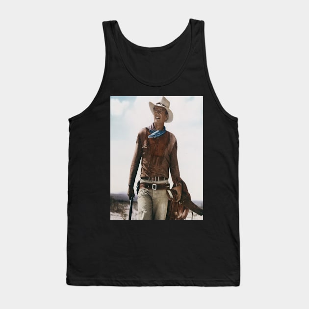 John_Wayne Tank Top by Anung